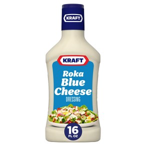 Kaft Salad Dessing Roka Blue Cheese 16 oz 크래프트 샐러드 드레싱 로카 블루 치즈 16온스, 1개, 473ml