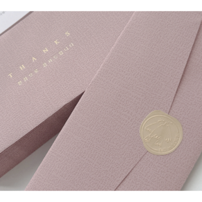 담향 버드포인트 감사 답례 봉투 50매, 핑크