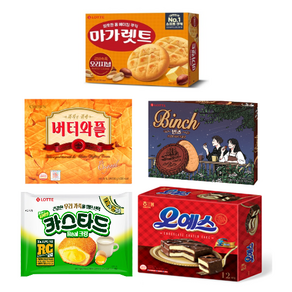 [진쓰몰과자세트] 진쓰몰5번상자+버터와플316g+오예스360g+마가렛트 352g+빈츠204g+카스타드230g