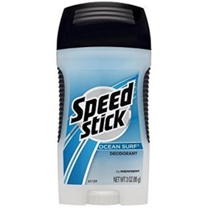 Speed Stick Solid Deodoant Ocean Suf 3 Ounce (Pack Speed ​​Stick 고체 데오도란트 Ocean Suf 3온스(4개 팩, 85g, 4개