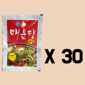 무아식품 청지기 매운탕 양념, 60g, 30개