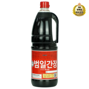 라이브 범일 간장, 1.7L, 4개