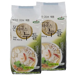 MORN 몬 라이스누들 비빔국수용, 250g, 2개