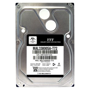 3.5인치 하드디스크 3TB 에프쓰리 HDD SATA3 7200RPM 64MB 3테라, MAL33000SA-T72