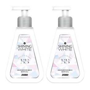 2080 샤이닝화이트 BB 브레스 블라스트 펌프치약 325g 2개