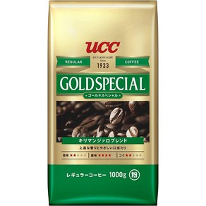 UCC 골드 스페셜 킬리만자로 블렌드 원두 (가루) 1000g 레귤러, 1kg, 1개