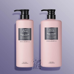 (세일)ATS 리페어 테라피 샴푸 600ml 1000ml 약산성 손상 미용실 한정기간, 1개