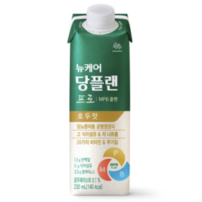 뉴케어 당플랜 프로 호두맛 230ml 당뇨환자용 영양식, 1개, 0.23l