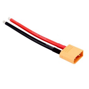 XT60 XT90 연장 실리콘 케이블 전선 10CM 14AWG 12AWG, XT90 실리콘 케이블 수, 1세트