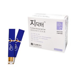 지닥터 혈당 시험지 당뇨 검사지 50매 + 채혈침100매, 1개