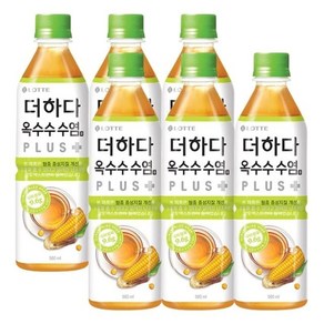 롯데칠성 더하다 옥수수수염차 플러스 500ml x 6PET