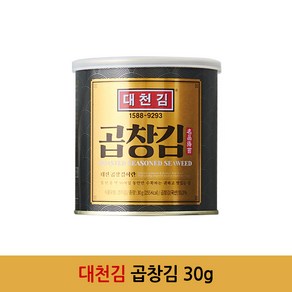 대천김 곱창김 캔, 30g, 1개