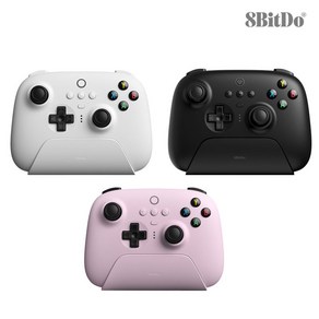 8BitDo 얼티메이트 컨트롤러/무선 게임 컨트롤러/무선 조이스틱 패드/충전독포함/2.4G/무료배송, 블랙, 1개, 2.4G버전