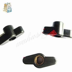 1Pcs M4 M5 M6 M8 35 # 머리 직경 나비 관통 구멍 너트/나비 플라스틱 손 손잡이 너트, [01] M4