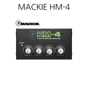 MACKIE 헤드폰앰프 HM-4 헤드폰 분배기 4채널