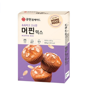 큐원 홈메이드 머핀 믹스, 300g, 2개