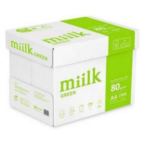 miilk 그린 복사용지 80g, A4, 5000개