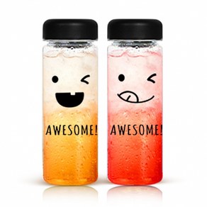 데이즈룸 어썸보틀 디자인 트라이탄 보틀(500ml)+파우치 세트, 까망고래보틀+랜덤 보틀 파우치, 500ml, 1개