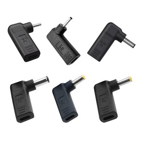 USB PD to DC 변환 젠더 잭 노트북 충전 아답터 출력 보조 배터리 18-20V, 선택03-DC잭 4.5x3.0 DELL