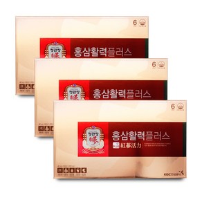 정관장 홍삼활력플러스 40mlX30포(3박스), 40ml, 90개