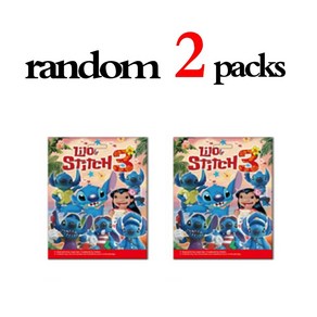 애니메이션 스티치 블라인드 박스 피규어 액션 인형 키트 컬렉션, 1개, 1.andom 2 packs