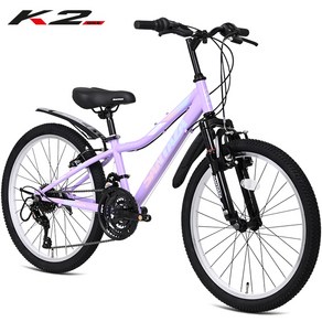 2025 케이투바이크 주니어 초등학생 MTB자전거 레이브SF 22인치 21단 서스펜션, 1개, 147cm, 레이브SF 22인치 라벤더퍼플 미조립+소형공구