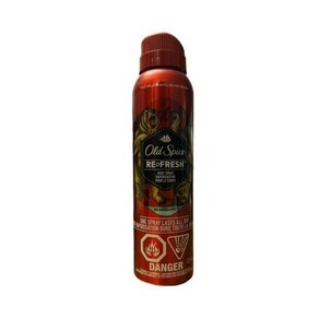 바디 스프레이 바디향수 퍼퓸바디로션 미스트 Old Spice Wild Collection Refesh BEARGLOVE 바디스프레이 3.75 온스(1온스=약30g) New, 1개