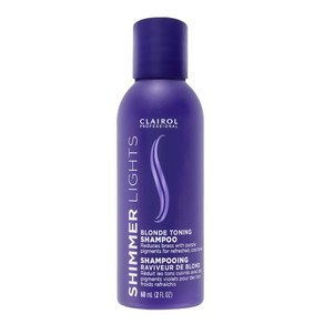 Claiol Pofessional Shimme Lights Puple Shampoo Claiol 프로페셔널 쉬머 라이트 퍼플 샴푸 2 fl. Oz는 금발 은색 회색, 1개