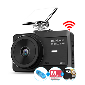 만도 2채널 블랙박스 MHD100 64G WiFi 풀HD (리더기)포함 F/HD 초절전 주차대기 56일 ADAS 음성녹음 무상AS 2년 고선명LCD