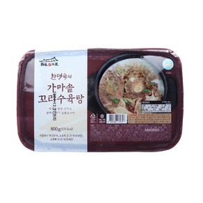 한명숙 가마솥 꼬리수육탕, 800g, 12개