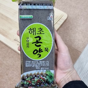 5분마켓 대신 해초 곤약묵 곤약 500g, 1개