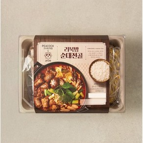 [피코크X리북방] 순대전골 1 100g (4인분)