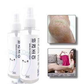 바래조아 뿌리는 무좀 발 각질 관리 대용량 스프레이 약100ml