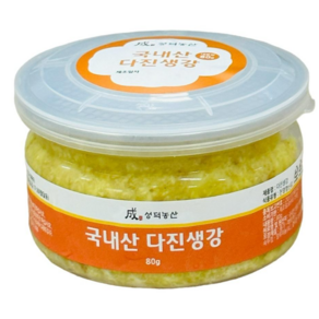 성덕농산 국내산 안동 다진생강 80g