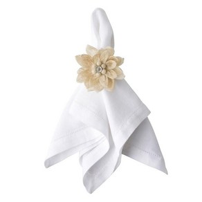 줄리스카 다알리아 냅킨 링 (Dahlia Natual Napkin Ring, 1개, 1개