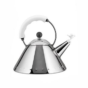 알레시 Alessi 스테인레스 인덕션용 주전자 9093, 화이트, 8L