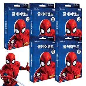 마블 스파이더맨 쿨케어밴드 SPIDER-MAN 6가지 다양한 디자인으로 골라붙이는 재미 쏠쏠, 5개