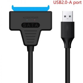 USB 3 케이블 3.0 / 2.0 어댑터 지원 호환 2.5 인치/3.5 인치 외장 SSD HDD 하드 드라이브 SATA 사타 III D, 01 A1, 한개옵션1, 1개