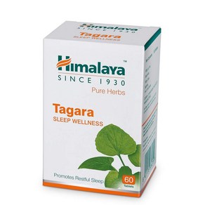 Himalaya 히말라야 웰빙 퓨어 허브 타가라 수면 웰니스  편안한 수면 촉진  - 60정, 1개