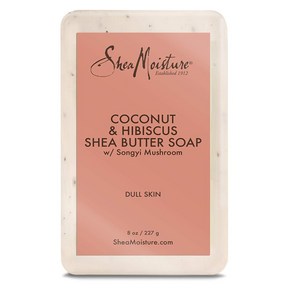 Shea Moistue 코코넛 & 히비스커스 시어 버터 솝 브라이트닝 & 토닝, 230g, 1개