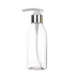 허브스프레이 금속디스펜서[로션펌프용기] 100~500ml, 1개, 200ml(F)투명 실버캡