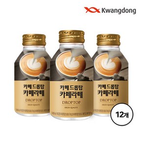 드롭탑 카페라떼, 275ml, 24개