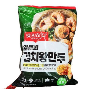 요리하다 얆은피 김치왕만두, 800g, 1개