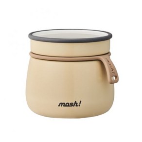 MOSH 모슈 라떼 보온보냉 푸드자 죽통 350ml 이유식 용기 도시락통, 아이보리, 1개