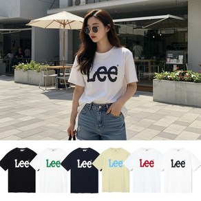 [국내 매장판] 리 lee 빅 트위치 로고 반팔 티셔츠 여름 트렌디 남녀공용 크롭