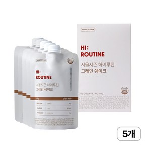 서울시즌 하이루틴 단백질 아침 식사대용 한끼 식단 간식 프로틴 미숫가루, 225g, 1박스