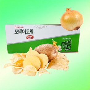 판판 감자칩 35g 12개 1박스 양파맛 짜지않는 건강 포테이토칩 과자