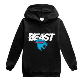 Mr. Beast 미스터 비스터 봄 가을 긴팔 후드 면티셔츠