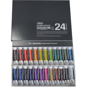 홀베인 G715 불투명 수채화물감 과슈 24색 15ml(5호)