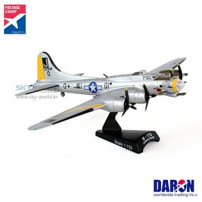 다론 B-17 Flying Fotess Libety Belle B17 플라잉 포트리스 멤피스 리버티 벨 2차대전 폭격기 모형 1/155 PS5402-2 스카이월드 Daon, 1개